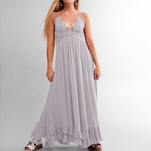 Free People One Adela Maxi Slip Dress